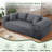 Boneless 83" Modern Corduroy Loveseat Sofa,2-Seater Cloud Couch with Memory Foam and Spring Seat With Four Pillows,Deep Seat Sofa with Wide Armrests,No Assembly Couch in a Box for Bedroom,Living Room-1007610315