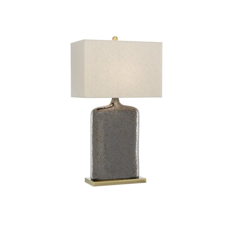Lampe de table en bronze métallique 32,5 po Musing