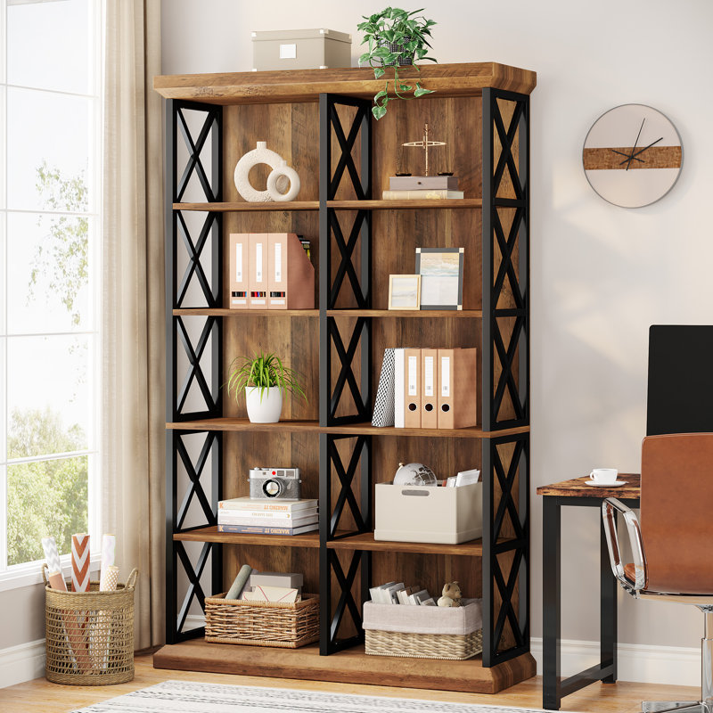 190.5cm H x 120cm W Metal Bookcase