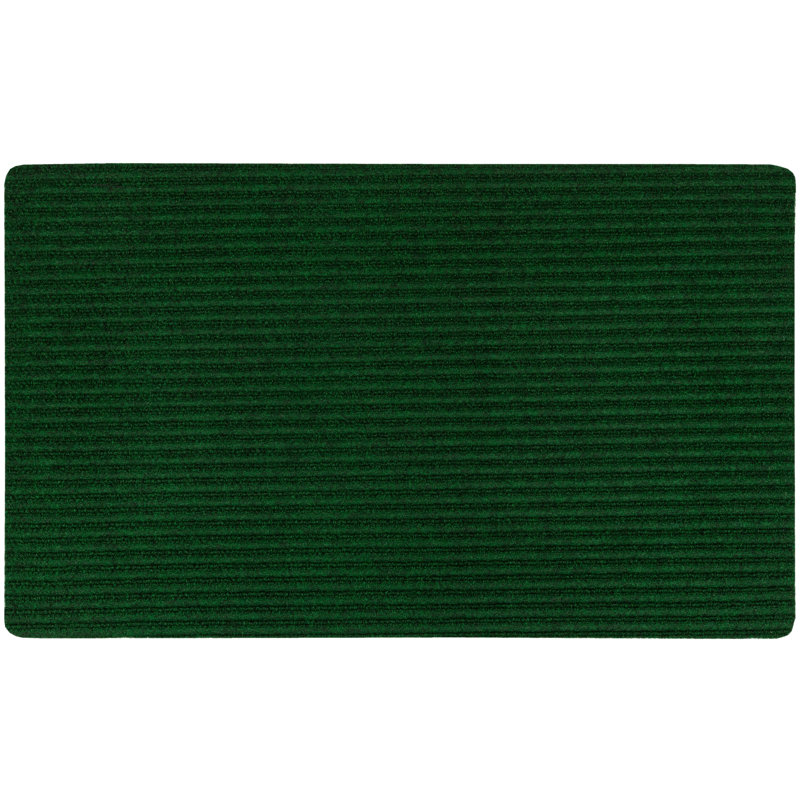 Paillasson intérieur / extérieur antidérapant double jeu, Vert, 18 po x 30 po
