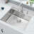 25" L X 22" W Drop-in Kitchen Sink with Accessories
