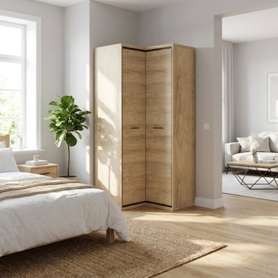 Tamye 2 Door Laminate Wardrobe