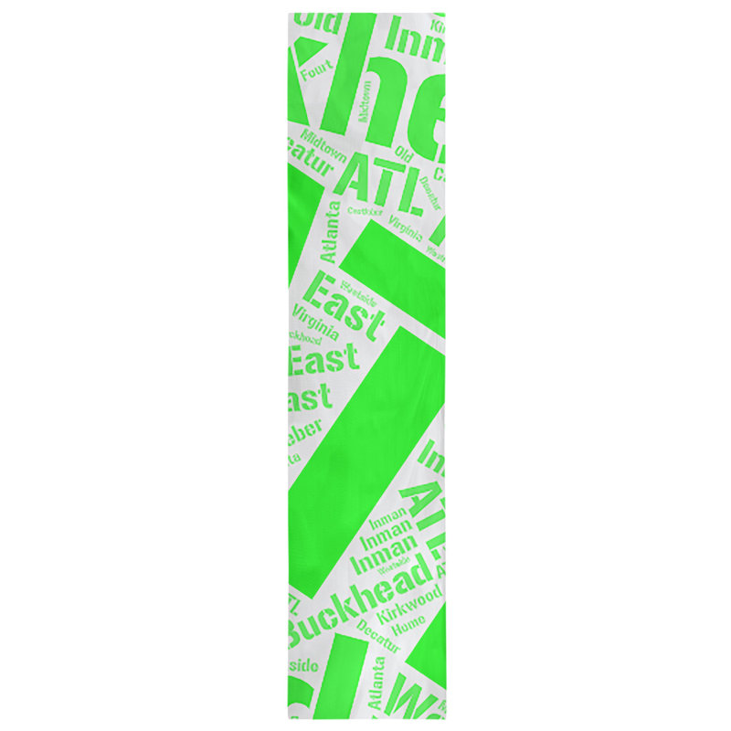 Chemin de table, 90 po x 16 po, Vert, Atlanta