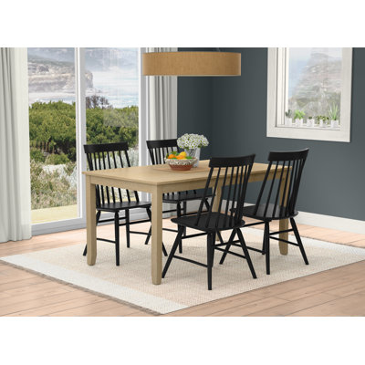Ensemble de salle à manger 5 pièces avec table et 4 chaises