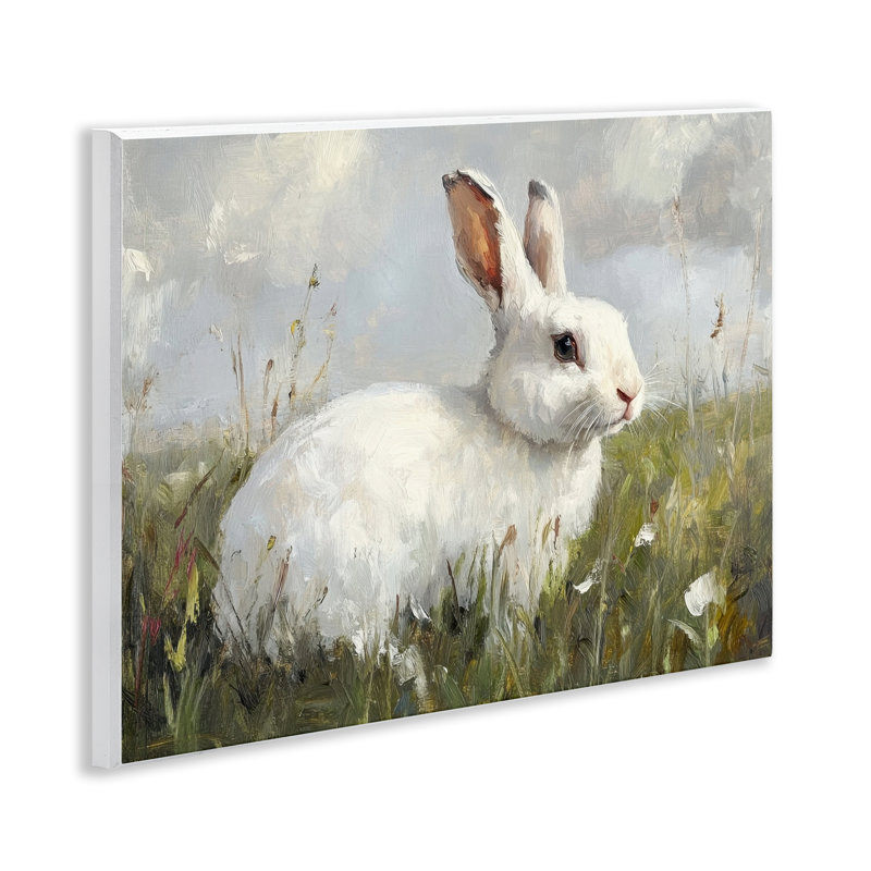 «Wild Bunny», plaque murale par Petal Prints Design