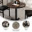 30" Round Solid Wood Commercial Tabletop with 22" x 22" Table Height X-Base-1650265669-1650265670-1650265664