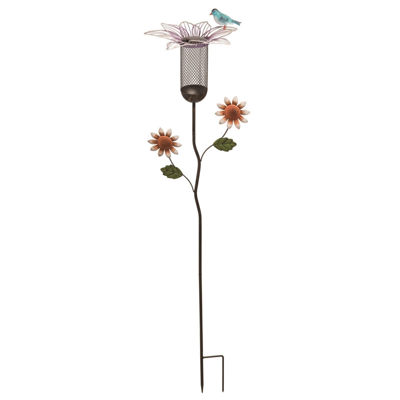 Mangeoire en métal pour jardin