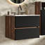 Caryll Wall Mounted Single Bathroom Vanity with Ceramic Sink, Modern Storage Cabinet with DTC Soft-Close Hinges, for Bathroom, Apartment & Hotel Style-808778444-838290733-833645115