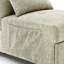 Fauteuil convertible en polyester capitonné l 26 po Avari-88086796