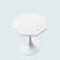 31.50" Modern Octagonal Coffee Table With MDF Table Top, Metal Base