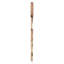 Carreau de mosaïque murale empilable en bois l 23 3/4 po x H 11 7/8 po x P 1/2 po