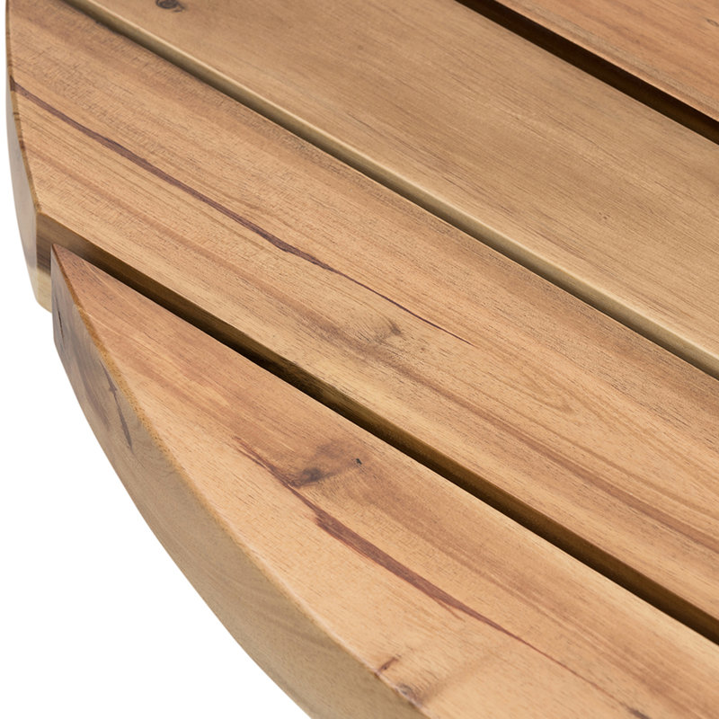 Table d'appoint en bois massif de 35,6 po de hauteur