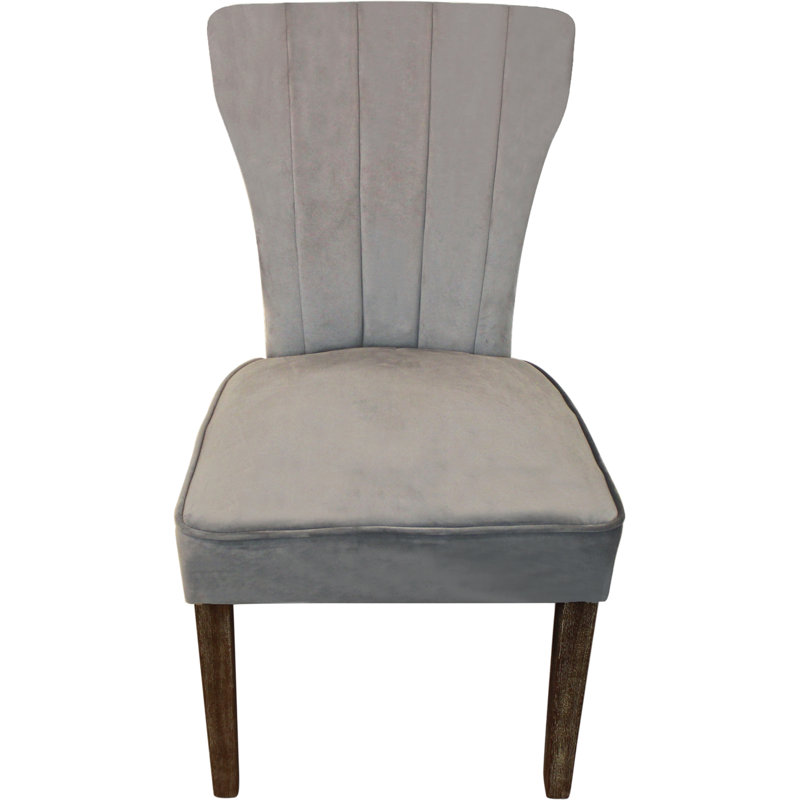 Aryhanna 19'' H Tufted Upholstered Side Chair, Mink