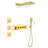 Wall Mounted Waterfall Shower System with Bodysprays-110871760
