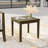 Junco Outdoor 20.6" W Modern Solid Wood Teak Side Table-114983781