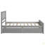 Lit plateforme simple avec deux tiroirs-1446482128