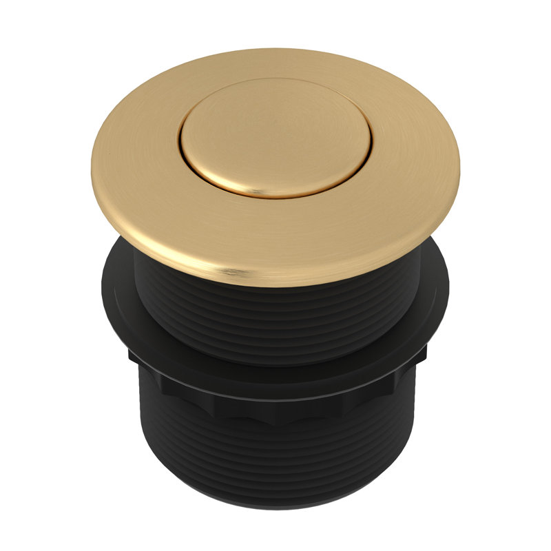 Waste Displosal Air Switch, Satin English Gold