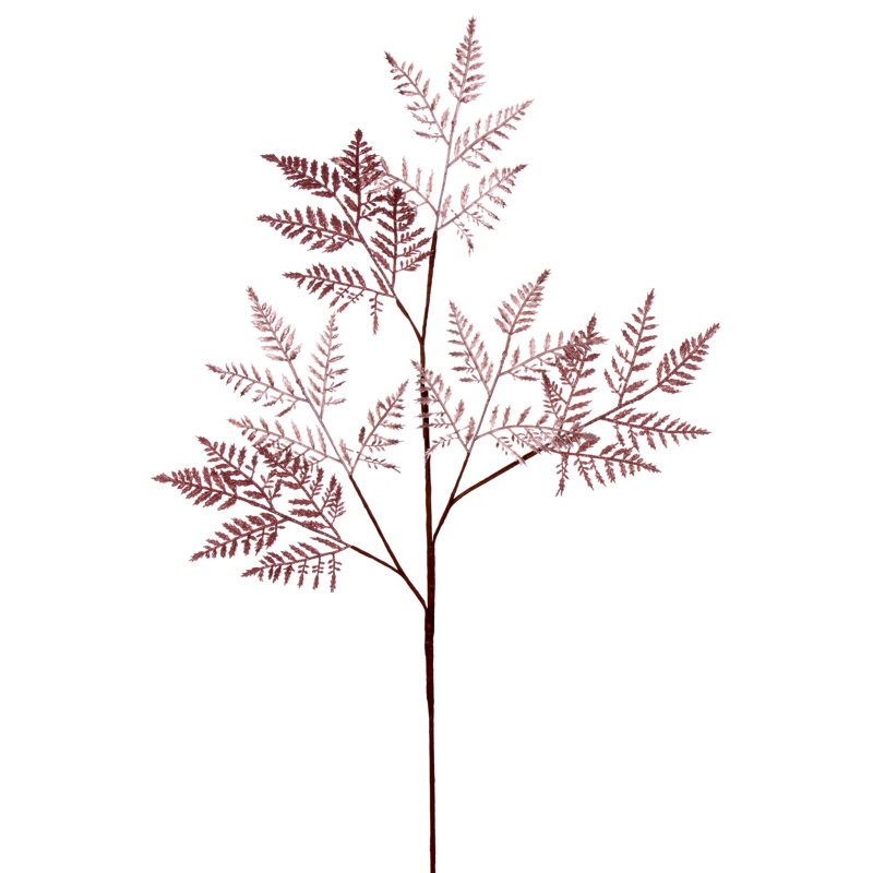 Vickerman 34" Metallic Fern Spray, Rose Gold