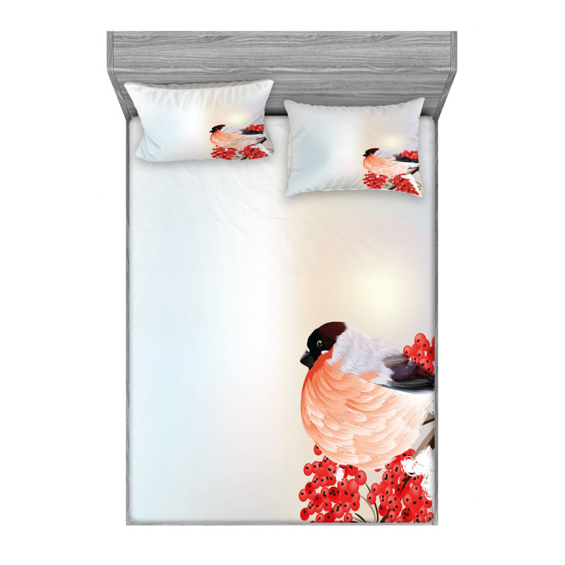 Microfiber Sheet Set, Full Sheet Set with Fitted Sheet
