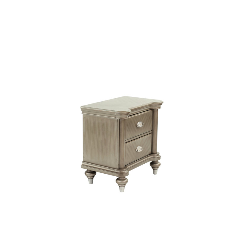 Table de chevet en bois 28 po x 18 po x 28 po, couleur bois délice, espace