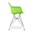 Fauteuil Modholic Eiffel avec pieds en acier, vert (ensemble de 2)-253025733-208414335