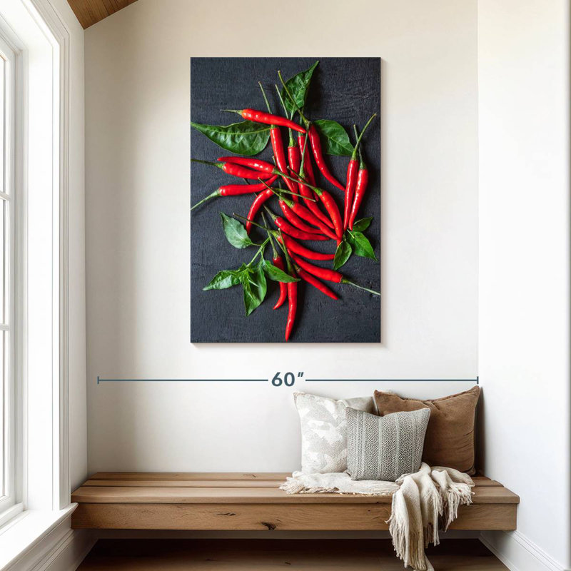 Piments rouges Yarlin, H 45 po x l 30 po