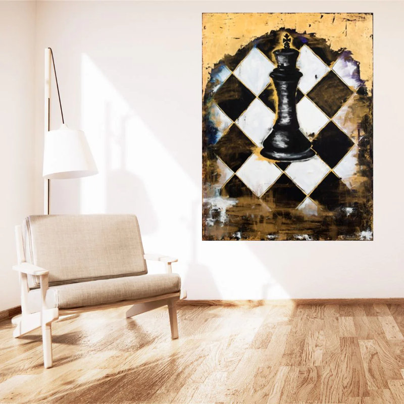 Chess King Print by Gaia Simonyan
