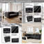 Canapé d'angle gris modulaire moderne - librement configurable avec-1681897499
