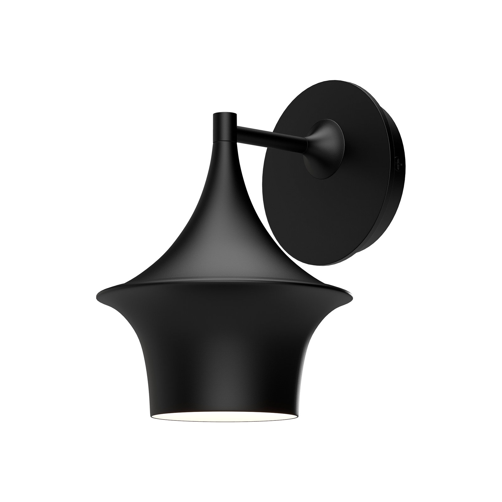 Alexia Single Vanity Light, Matte Black