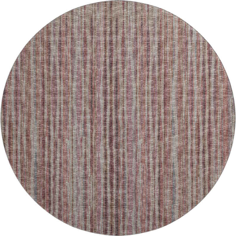  Premium Machine Washable Myalee AMF31 Rug, Round 8'