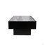Table basse avec plateau coulissant, table centrale avec compartiment de rangement caché, table extensible