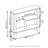 Slim Space Saving Storage Rack, Espresso/Black