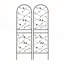 4 Pack 19.7" Metal Rustproof Garden Trellis-909253552