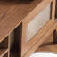 Meuble télé rétro en bois massif au design classique