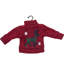 Ornement de Noël chandail rouge 8 po avec renne écossais