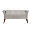 Banc de rangement rembourré avec accoudoirs roulés-1412092819
