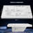 30 In. W X 22 In. D Solid Surface Cultured Marble White Single Sink Bath Vanity Top Rectangular Basin Countertop