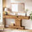Modern Console Table for Living Room, 63-Inch Wood Entryway Table, Sofa Table