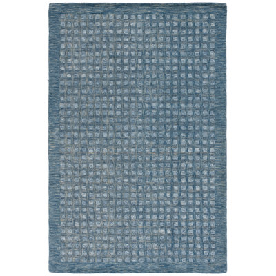 Abstract 253 Area Rug In Blue