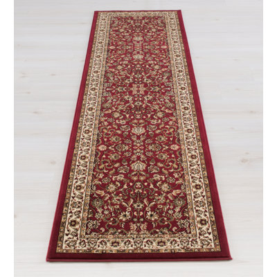 Izaiah Oriental Red/Gray/Ivory Area Rug