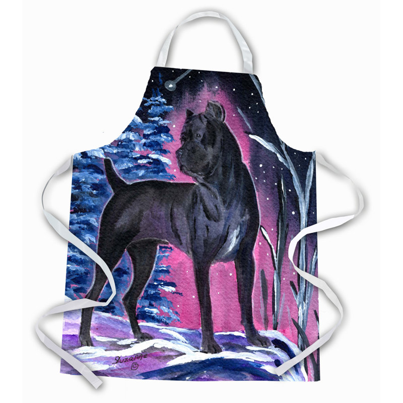 No Pattern Bib Apron