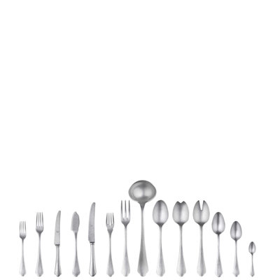 Ensemble de couverts Dolce Vita avec couteaux H / H (configuration P) - 113 pièces - Étain