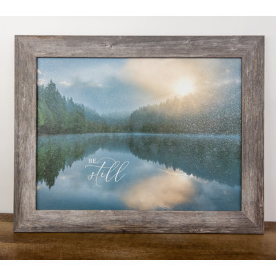 «Be Still», impression encadrée