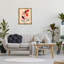 «Retro Abstract Bloom Floater Frame» par Walker Noble sur toile-853255873-853255885