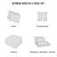 Literie pour lit simple TG avec édredon et draps de style-118640941