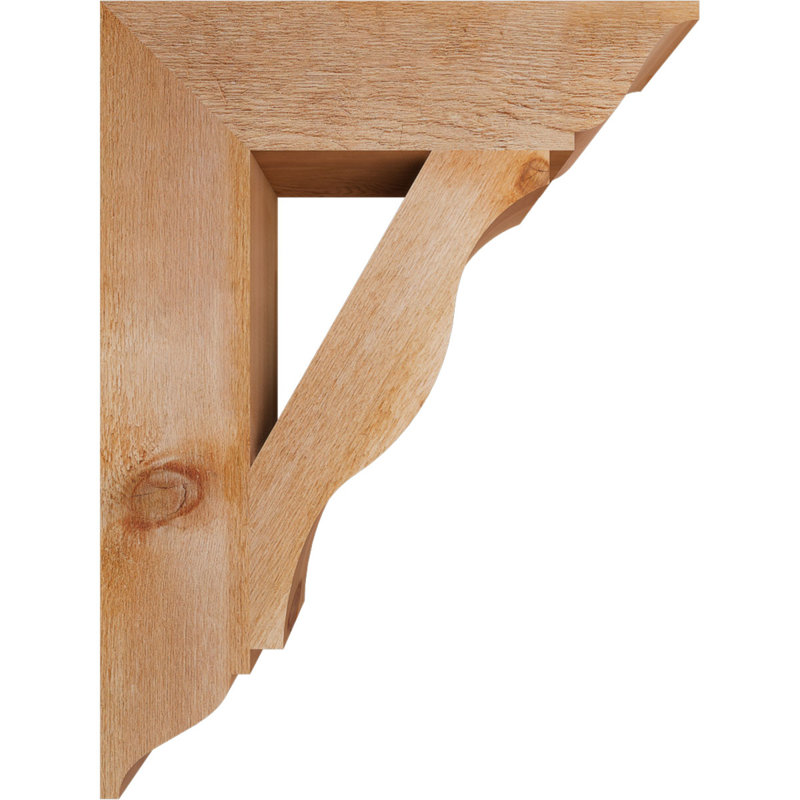 Support traditionnel Funston, H 32 po x l 6 po x P 24 po, Cèdre rouge de l'Ouest, Scié brut