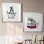 «Bathing Beauty I», ensemble de 2 reproductions d'art encadrées-258997721-258997698-258997723
