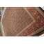 Tapis bleu marine / rouille / beige en laine noué à la main Baku-120951340