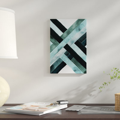«Watercolor Weave II», reproduction d'art sur toile