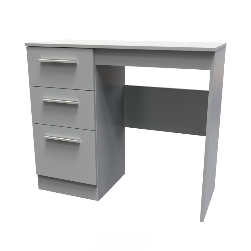 Contrast 3 Drawer Vanity in Dusk Grey (Ready Assembled)